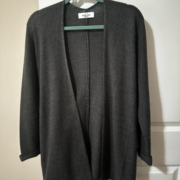 Carly Jean Los Angeles cardigan sweater in Gray. M/L - Picture 2 of 7